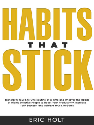 cover image of Habits That Stick